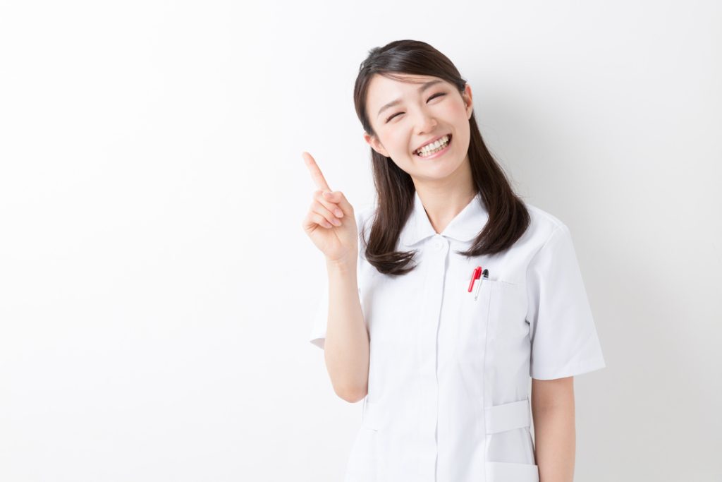 笑顔のナース
