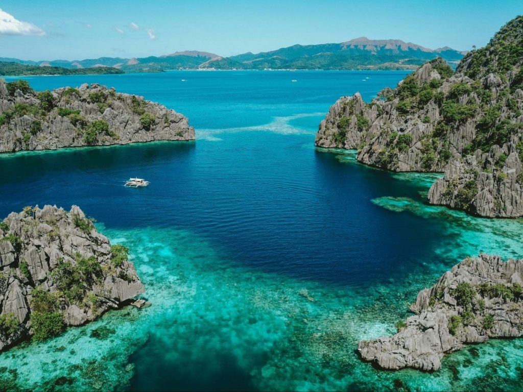 セブの海岸線
